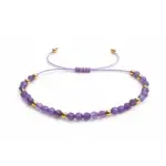 Bransoletka z kamieniem ametyst