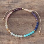 Bransoletka 7 Czakr Naturalne Kamienie