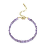 Bransoletka regulowana Ametyst