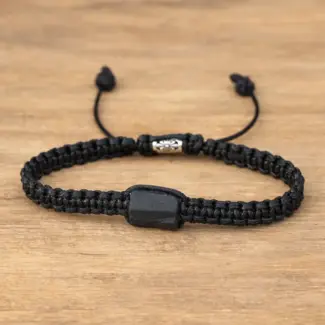 Czarny turmalin - bransoletka