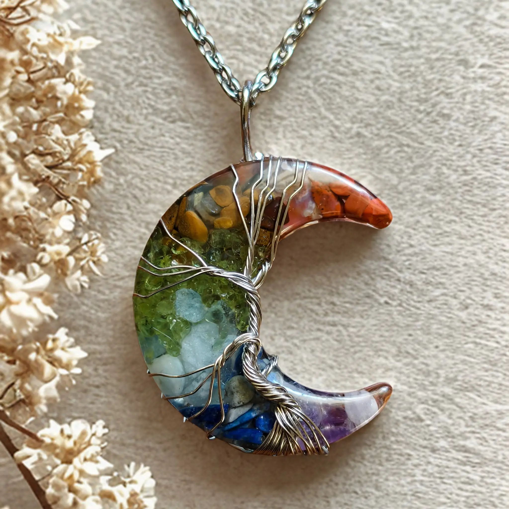 Naszyjnik 7 czakr (2)