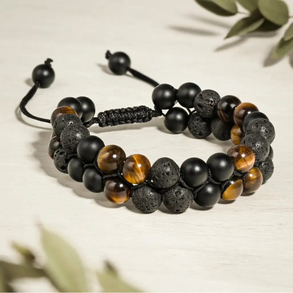 013 Podwójna 3 kamienie – Amulet Mocy-A