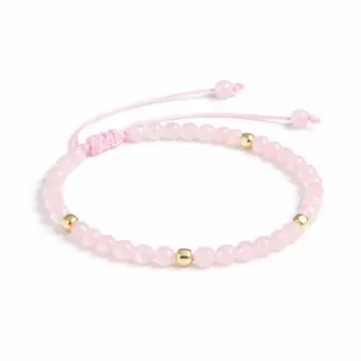 Bransoletka Kwarc Różowy