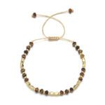 Bransoletka Regulowana z Kamieniem Tygrysie Oko