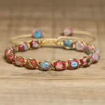 Bransoletka z Jaspisu Barwy Zorzy