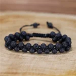 Bransoletka z Kamienia Wulkanicznego