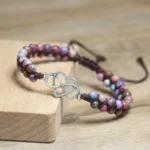 Bransoletka z Jaspisu - Wieczna Miłość