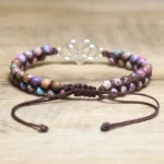 Bransoletka z Jaspisu - Wieczna Miłość