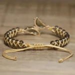 Bransoletka z Kwarcem Dymnym - Motyl