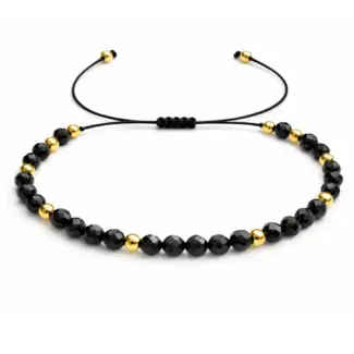 Bransoletka czarny turmalin