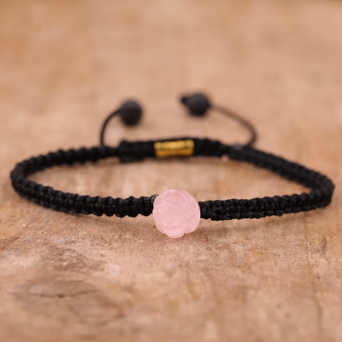 Bransolerka kwarc różowy