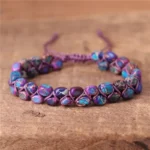 Podwójna bransoletka z jaspisu - Magia Zmierzchu