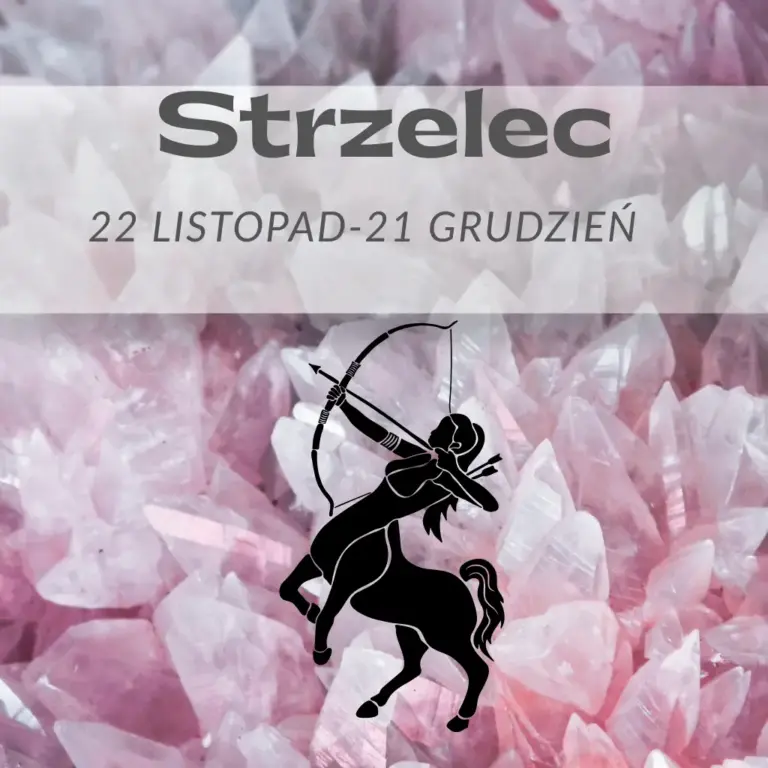 Strzelec (22.11–21.12) to znak ognia symbolizujący wolność, optymizm i poszukiwanie prawdy. Strzelce są pełne energii, ciekawości świata i entuzjazmu. Kochają podróże, przygody i rozwój duchowy.