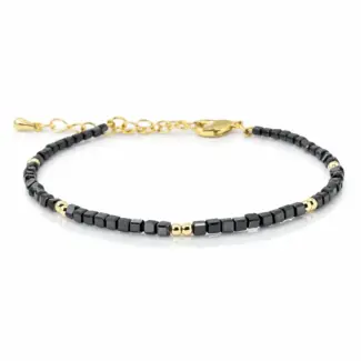 Bransoletka z czarnych turmalinów