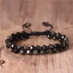 Bransoletka z kamienia Złoty Obsydian