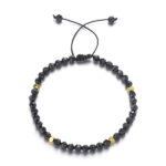 Bransoletka Czarny Turmalin na sznurku 2