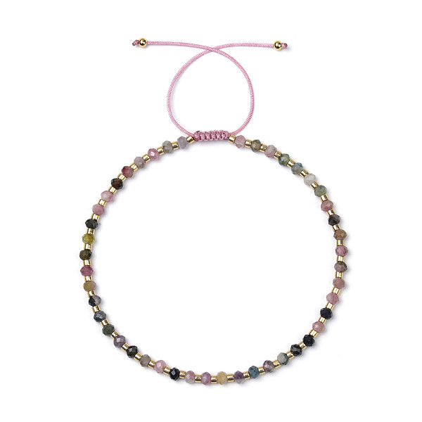 Bransoletka turmalin kolorowy - przekładki