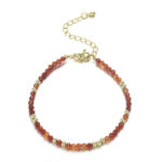 Bransoletka Regulowana z Karneolem