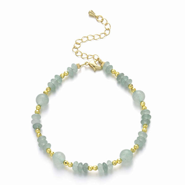 Bransoletka zielony awenturyn