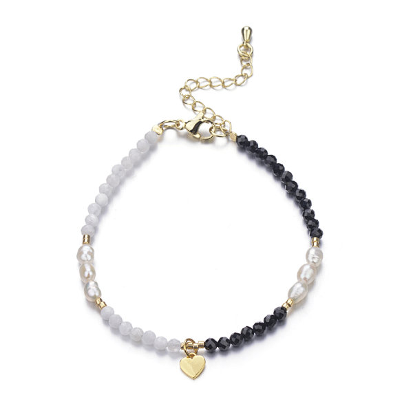 Czarny turlamin, kamień księżycowy, perła słodkowodna