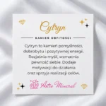 Cytryn - karta z opisem właściwości kamienia